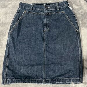 Vintage Marithe Francois Girbaud Dark Denim Skirt